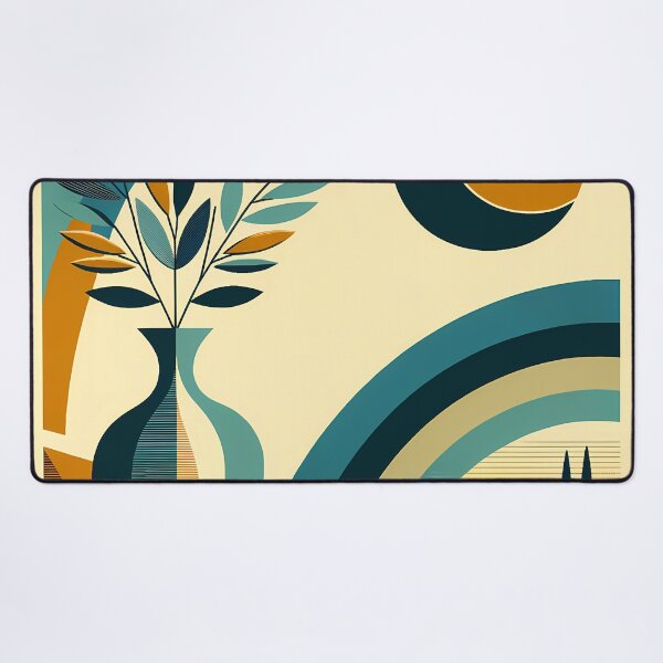 Item preview, Abstract Vase and Moon Landscape designed and sold by InkSmithery.
