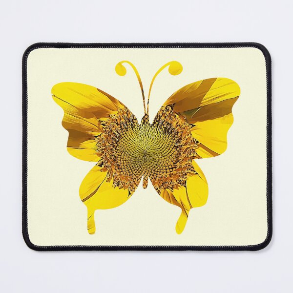 Item preview, Yellow Sunflower Butterfly Art designed and sold by Rosemarie Guieb Designs.