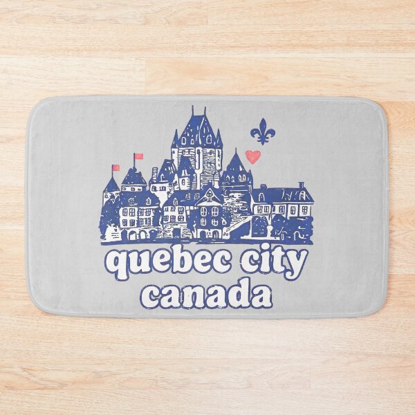 Item preview, Quebec City Canada Retro Cute Landscape Skyline Chateau designed and sold by HowToCanadian.