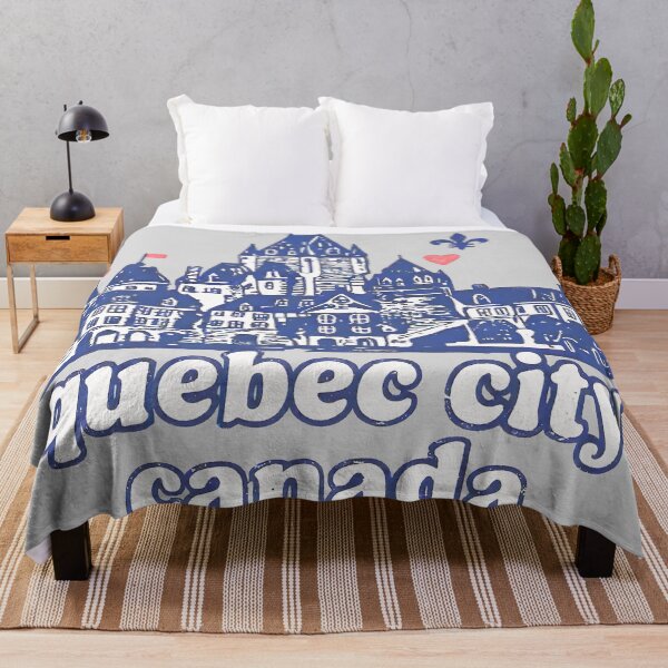 Item preview, Quebec City Canada Retro Cute Landscape Skyline Chateau designed and sold by HowToCanadian.