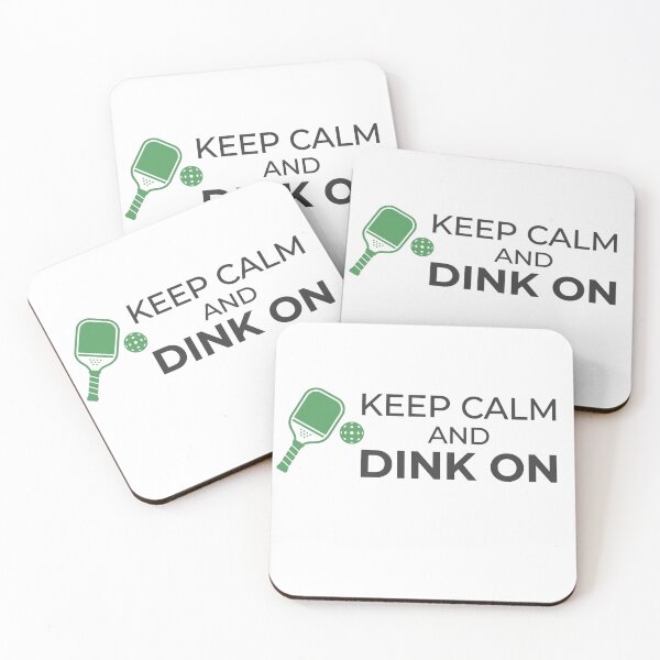 Item preview, Keep Calm and Dink On Pickleball Tee  designed and sold by Quiet Mode Studio.
