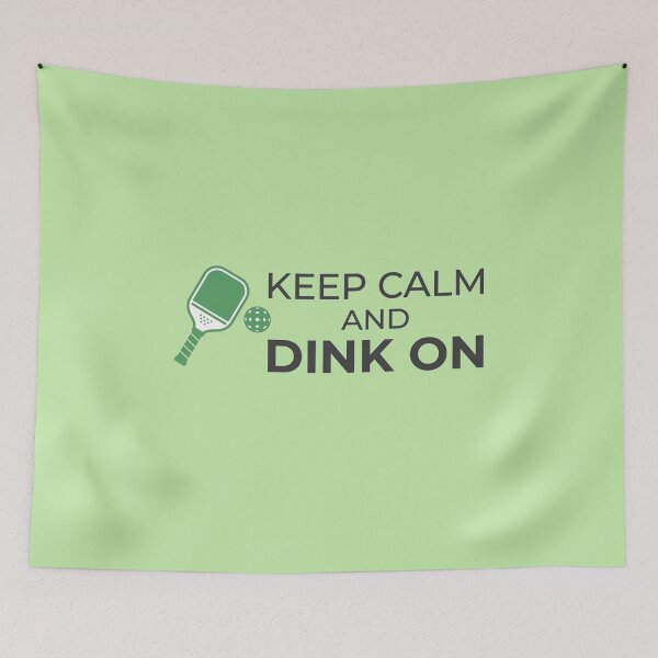 Item preview, Keep Calm and Dink On Pickleball Tee  designed and sold by Quiet Mode Studio.