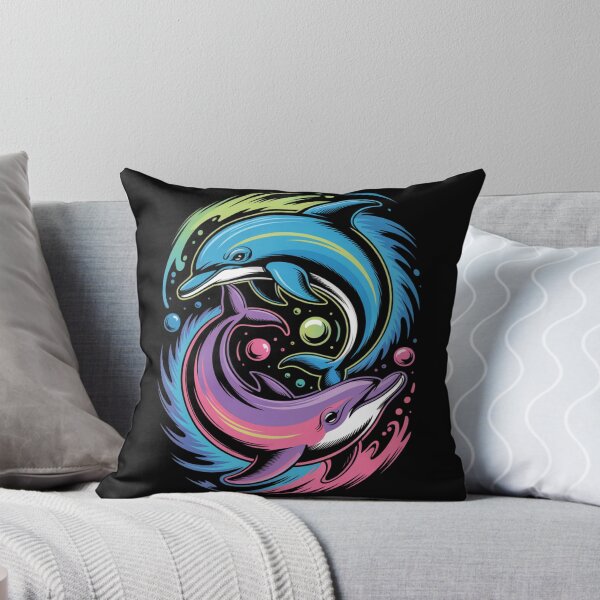 Item preview, Twin Dolphins — Yin Yang Ocean Circle V1 designed and sold by DarylWelsh2024.