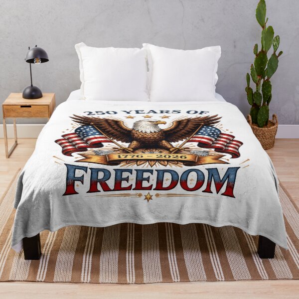 Item preview, USA 250 Years of Freedom 1776–2026 Patriotic Eagle Design, American Flag Independence Day, 4th of July Celebration designed and sold by Polarisofficial.