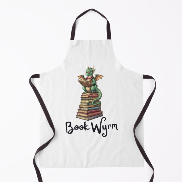 Item preview, Book Wyrm Fantasy Dragon Reading Books Bookworm Gift for Book Lovers designed and sold by YBsahadow.