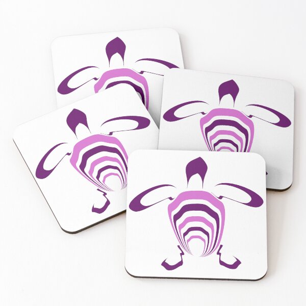 Item preview, Purple and Pink Sea Turtle with Shell Detail designed and sold by Risa-C.