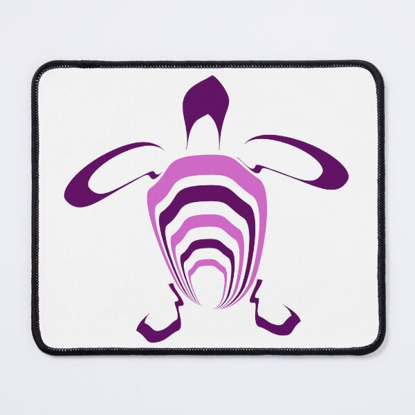 Item preview, Purple and Pink Sea Turtle with Shell Detail designed and sold by Risa-C.