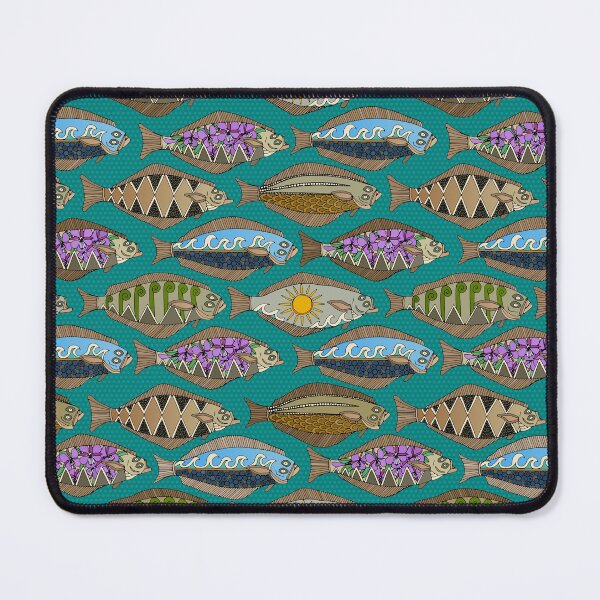 Item preview, Alaskan halibut teal designed and sold by scrummy.