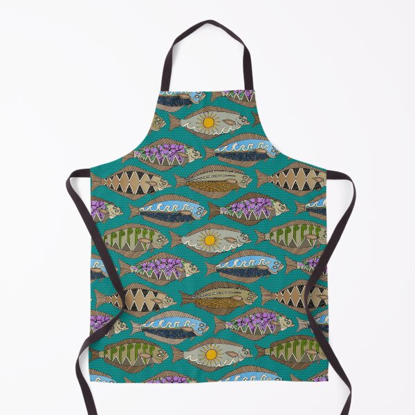 Item preview, Alaskan halibut teal designed and sold by scrummy.