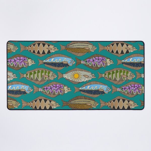 Item preview, Alaskan halibut teal designed and sold by scrummy.