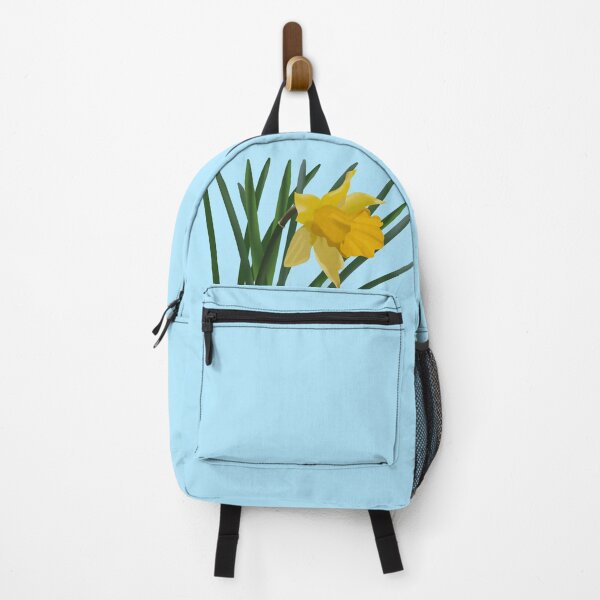 Item preview, Yellow narcissus flower with leaves designed and sold by ReflectedCrafts.