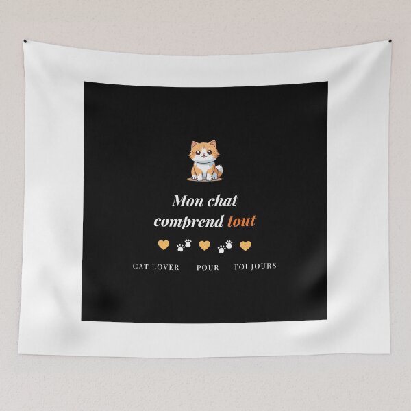Item preview, My Cat Understands Everything - Kawaii Illustration designed and sold by DIAMVERA.