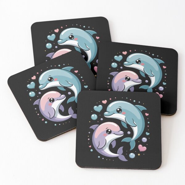 Item preview, Twin Dolphins — Yin Yang Ocean Circle V4 designed and sold by DarylWelsh2024.