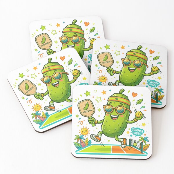 Item preview, Get Pickled! Funny Pickleball Sticker designed and sold by Quiet Mode Studio.
