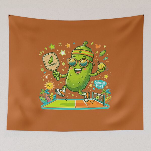 Item preview, Get Pickled! Funny Pickleball Sticker designed and sold by Quiet Mode Studio.