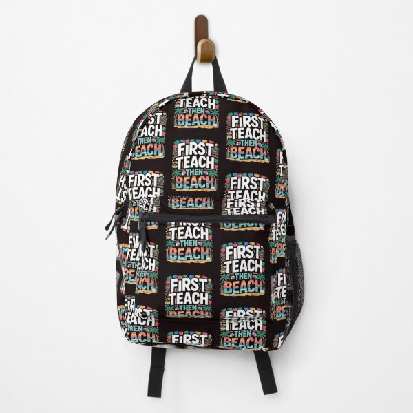 Item preview, First Teach Then Beach Funny Teacher – Hello Summer Teacher Vacation designed and sold by Redgiant87x.