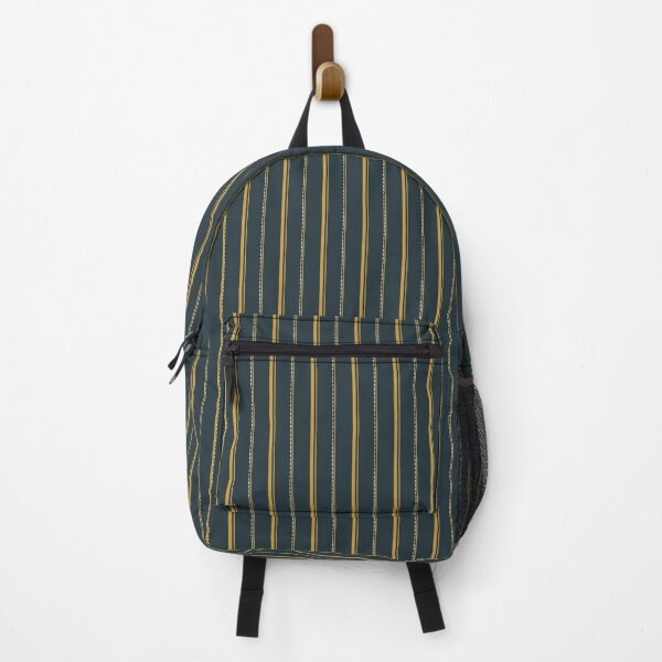 Item preview, Dark Teal and Gold Vertical Stripes – Elegant Minimalist Seamless Pattern designed and sold by WildHugeDot.