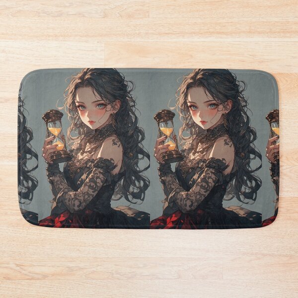 Item preview, Gothic girl with hourglass designed and sold by ArtsJulian.