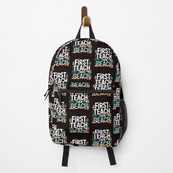 Item preview, First Teach Then Beach Funny Teacher – Funny Teacher Vacation designed and sold by Redgiant87x.