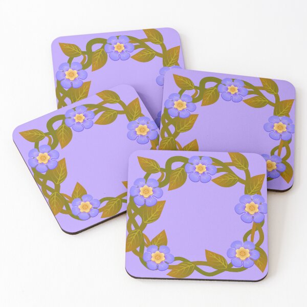 Item preview, Floral wreath with purple flowers  designed and sold by ReflectedCrafts.