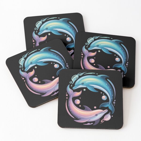 Item preview, Twin Dolphins — Yin Yang Ocean Circle V8 designed and sold by DarylWelsh2024.