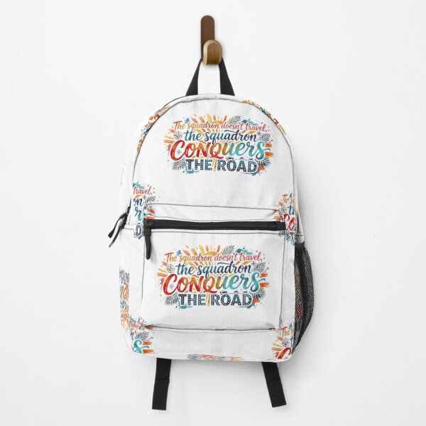 Item preview, The Squadron Conquers the Road - Watercolor Adventure Typography Design designed and sold by VibranPalette.