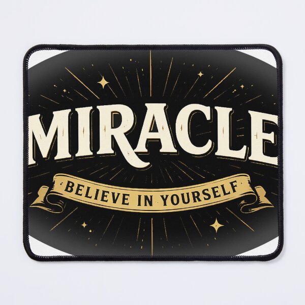 Item preview, Miracle Believe In Yourself Vintage Gold Motivational Design designed and sold by EpicLuck.