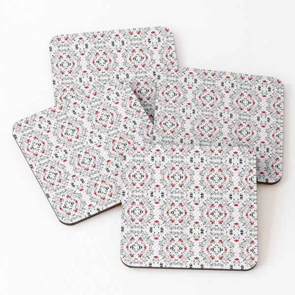 Item preview, Dalmatian primt red black designed and sold by 4Q store.