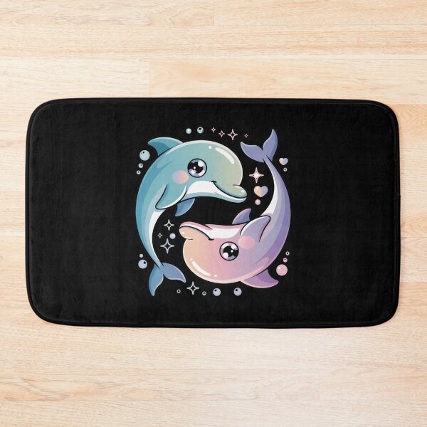 Item preview, Twin Dolphins — Yin Yang Ocean Circle V11 designed and sold by DarylWelsh2024.