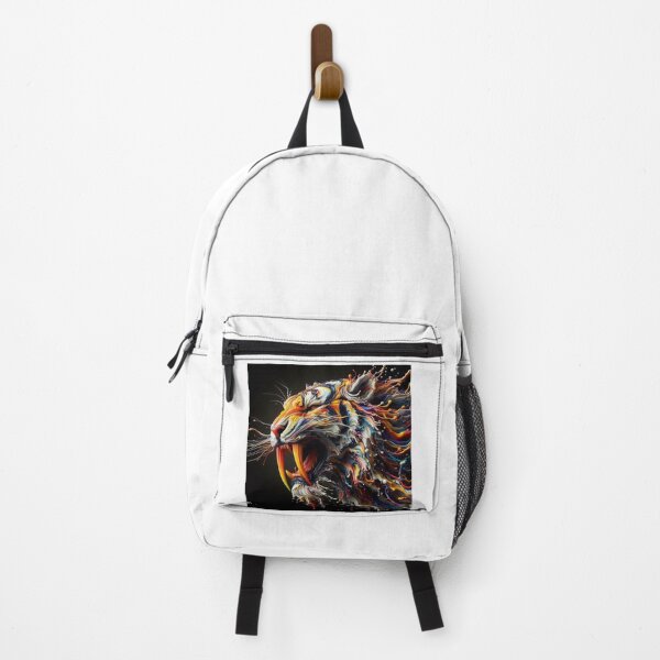 Item preview, Vibrant Abstract Tiger Head – Colorful Wild Animal Art designed and sold by ZolaDesings.