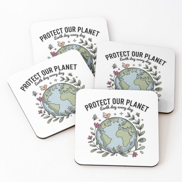 Item preview, Protect Our Planet Earth Day T-Shirt – Cute Eco Friendly Nature Design for Environmental Lovers & Gift Buyers designed and sold by GemBob Creations.