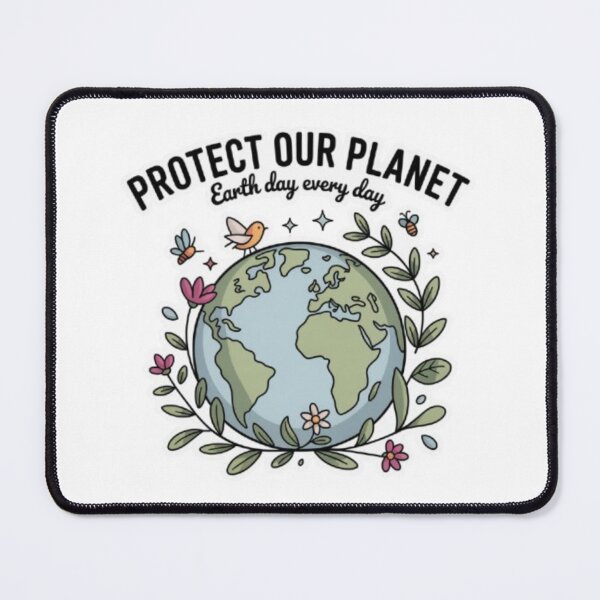 Item preview, Protect Our Planet Earth Day T-Shirt – Cute Eco Friendly Nature Design for Environmental Lovers & Gift Buyers designed and sold by GemBob Creations.