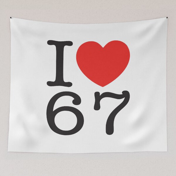 Item preview, I Love 67 designed and sold by shitpostee.