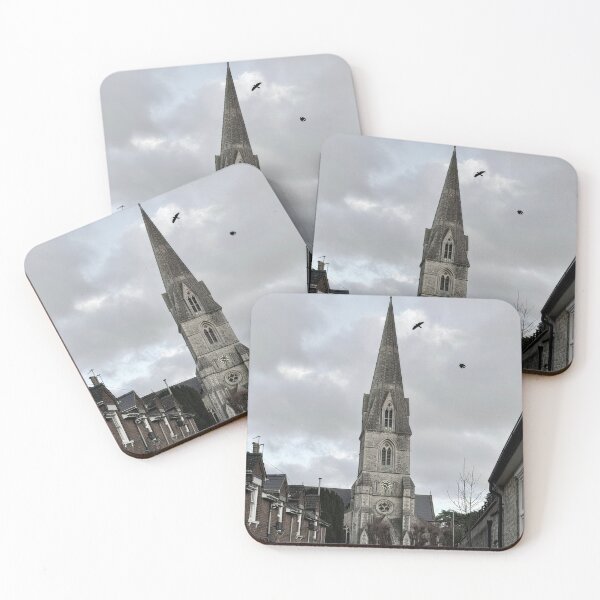 Item preview, Gothic Shadows: Christ Church Spire - Swindon Old Town designed and sold by Greysline.