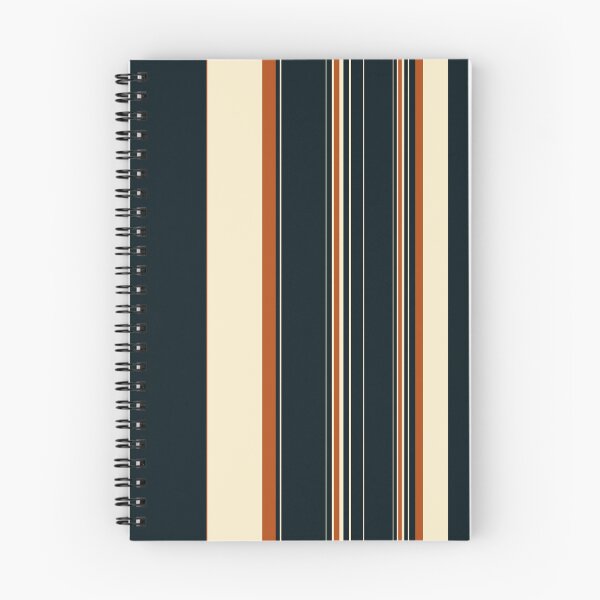 Item preview, Dark Navy, Beige and Rust Vertical Stripes – Modern Minimalist Elegant Pattern designed and sold by WildHugeDot.