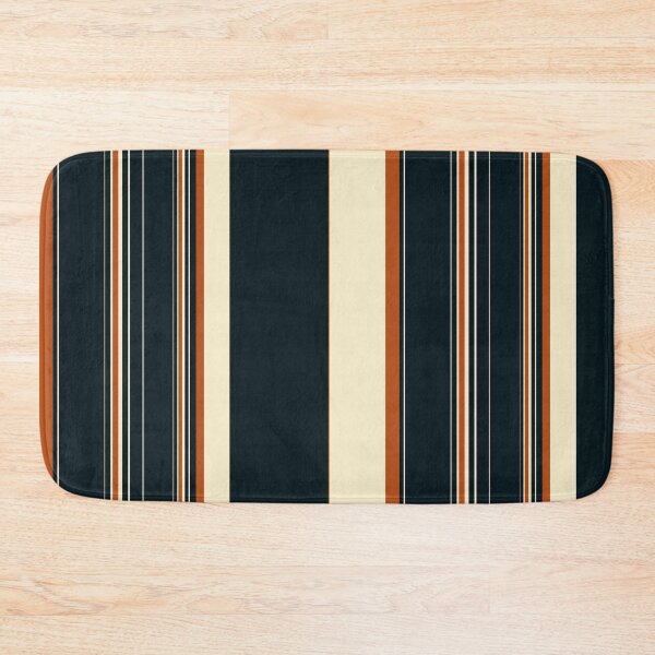 Item preview, Dark Navy, Beige and Rust Vertical Stripes – Modern Minimalist Elegant Pattern designed and sold by WildHugeDot.