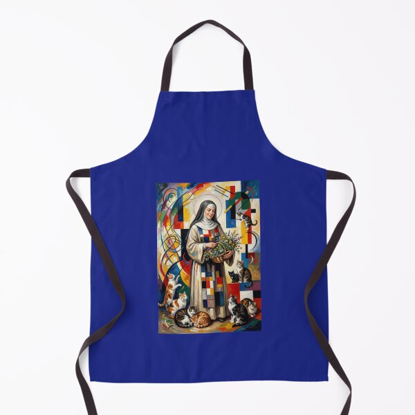 Item preview, Saint Gertrude of Nivelles with cats. designed and sold by Natalia-Vlad.