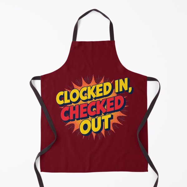 Item preview, “Clocked in, checked out.” - Rosewood designed and sold by Grixel's Paang Gala Shop.