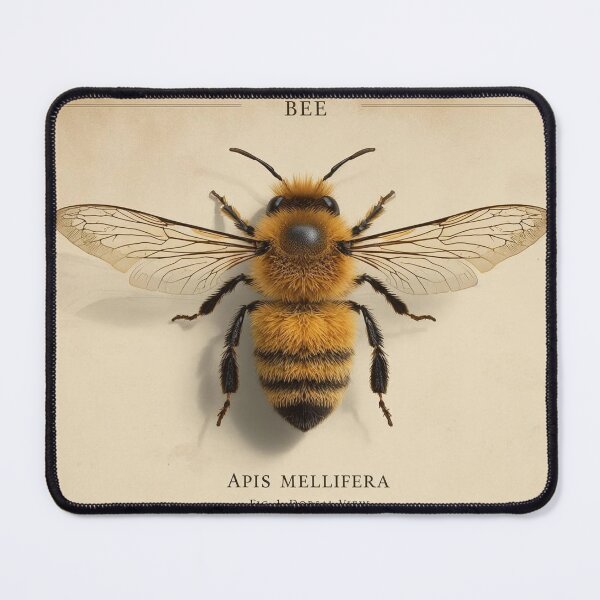 Item preview, Apis Mellifera - Honey Bee Vintage Scientific Illustration designed and sold by fotoNoz.