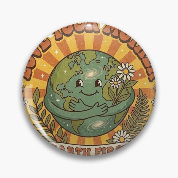 Item preview, Love Your Mother: A Retro 70s Tribute to Mother Earth First & Eco-Conscious Living" designed and sold by Csstoree.