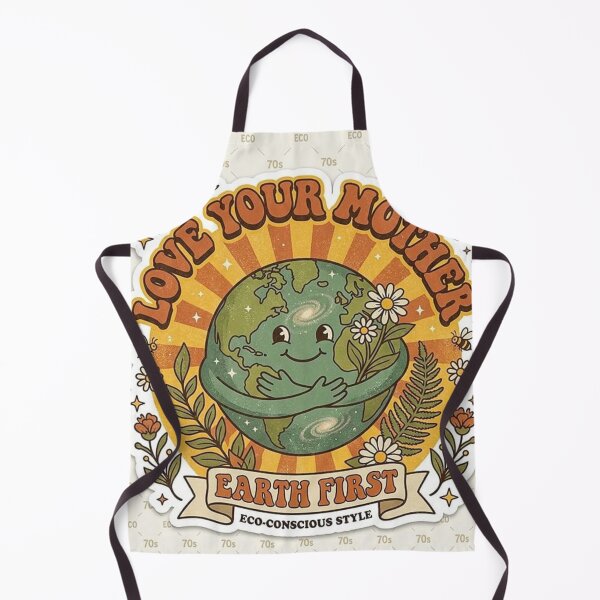 Item preview, Love Your Mother: A Retro 70s Tribute to Mother Earth First & Eco-Conscious Living" designed and sold by Csstoree.
