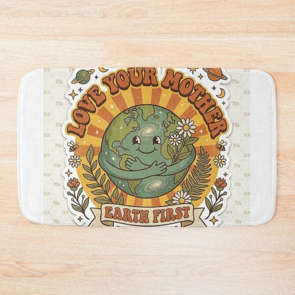 Item preview, Love Your Mother: A Retro 70s Tribute to Mother Earth First & Eco-Conscious Living" designed and sold by Csstoree.