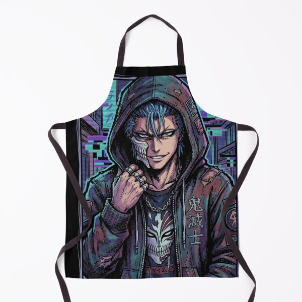 Item preview, Grimmjow Jaegerjaquez Bleach Urban Streetwear Vaporwave Japanese Text designed and sold by Senpaiwaves.