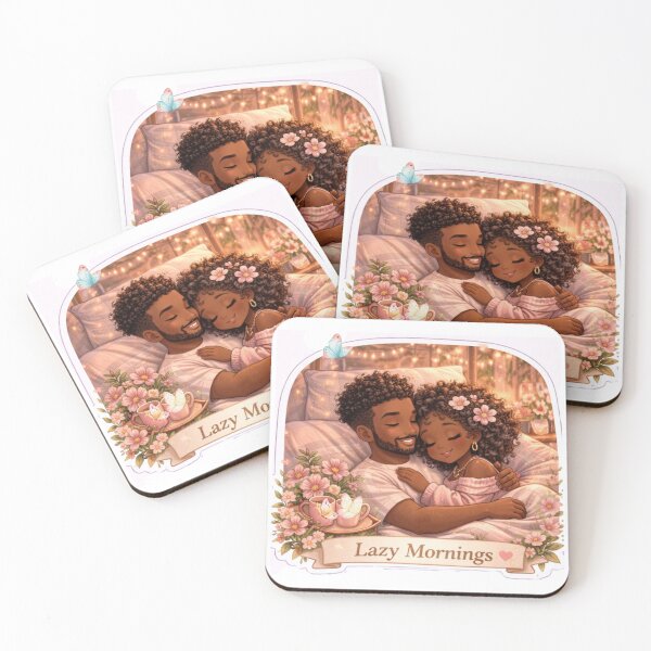 Item preview, Lazy Morning Couple Sticker | Cozy Love Aesthetic | Soft Life Relationship Vibes | Cute Romantic Illustration designed and sold by PrincSaraStudio.