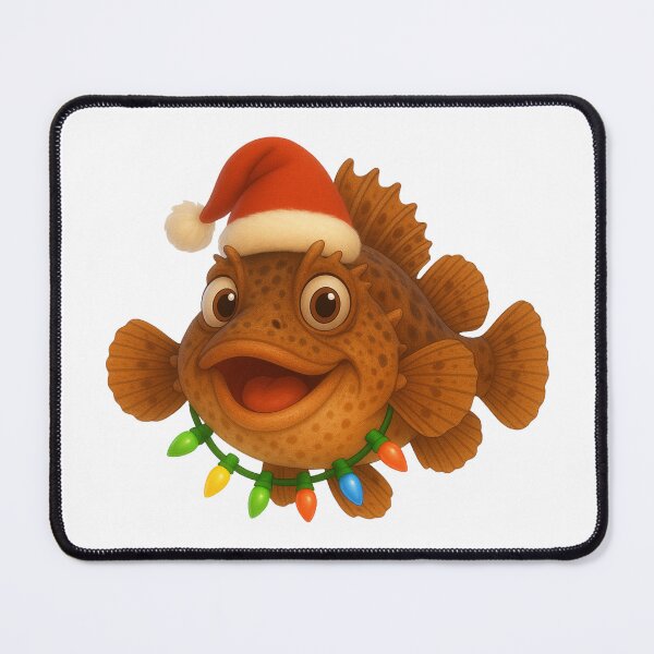 Item preview, Christmas Sculpin Fish designed and sold by Sillytoe.