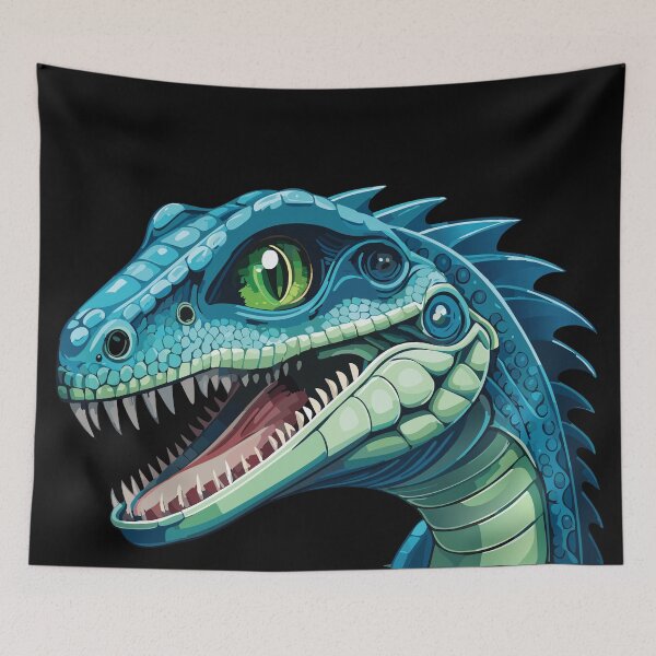 Item preview, The Joyful Blue Reptilian Alien designed and sold by GBD888.