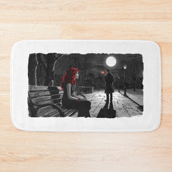 Item preview, Midnight Encounter - Noir Style Graphic Novel Art with Red Accents designed and sold by fotoNoz.