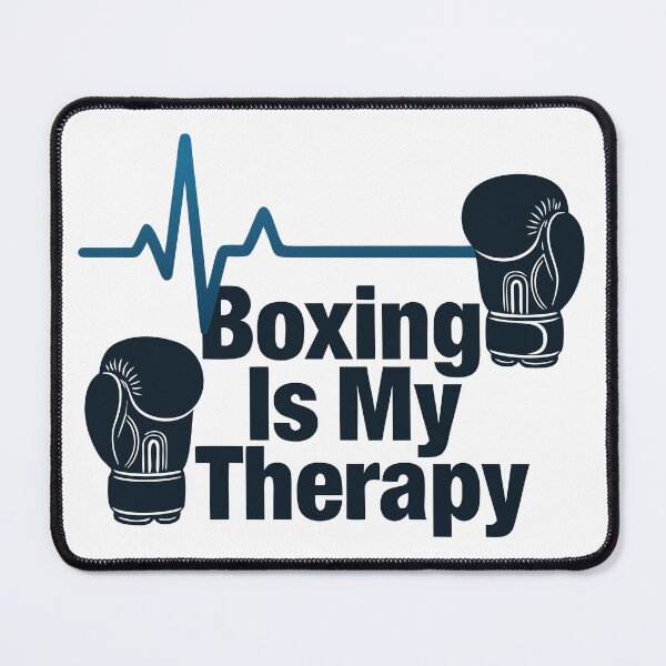 Item preview, Boxing Is My Therapy Cute Pastel Design - Soft Aesthetic Boxer Gift designed and sold by OuSfian1.
