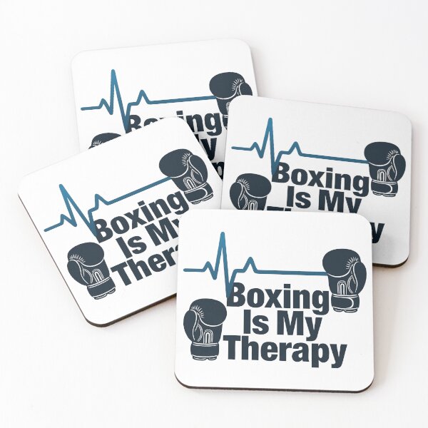 Item preview, Boxing Is My Therapy Cute Pastel Design - Soft Aesthetic Boxer Gift designed and sold by OuSfian1.