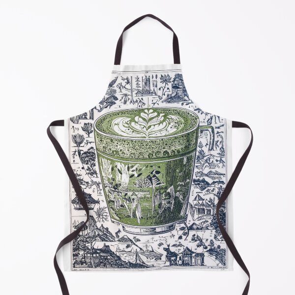Artikelvorschau, Vintage Matcha Latte entworfen und verkauft von AnnaSoulDigitalDesign.